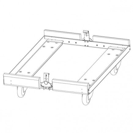 KV2 Audio Cart 0007 Aluminiowy wózek do kolumn basowych VHD2.15 2.16 oraz 4.18